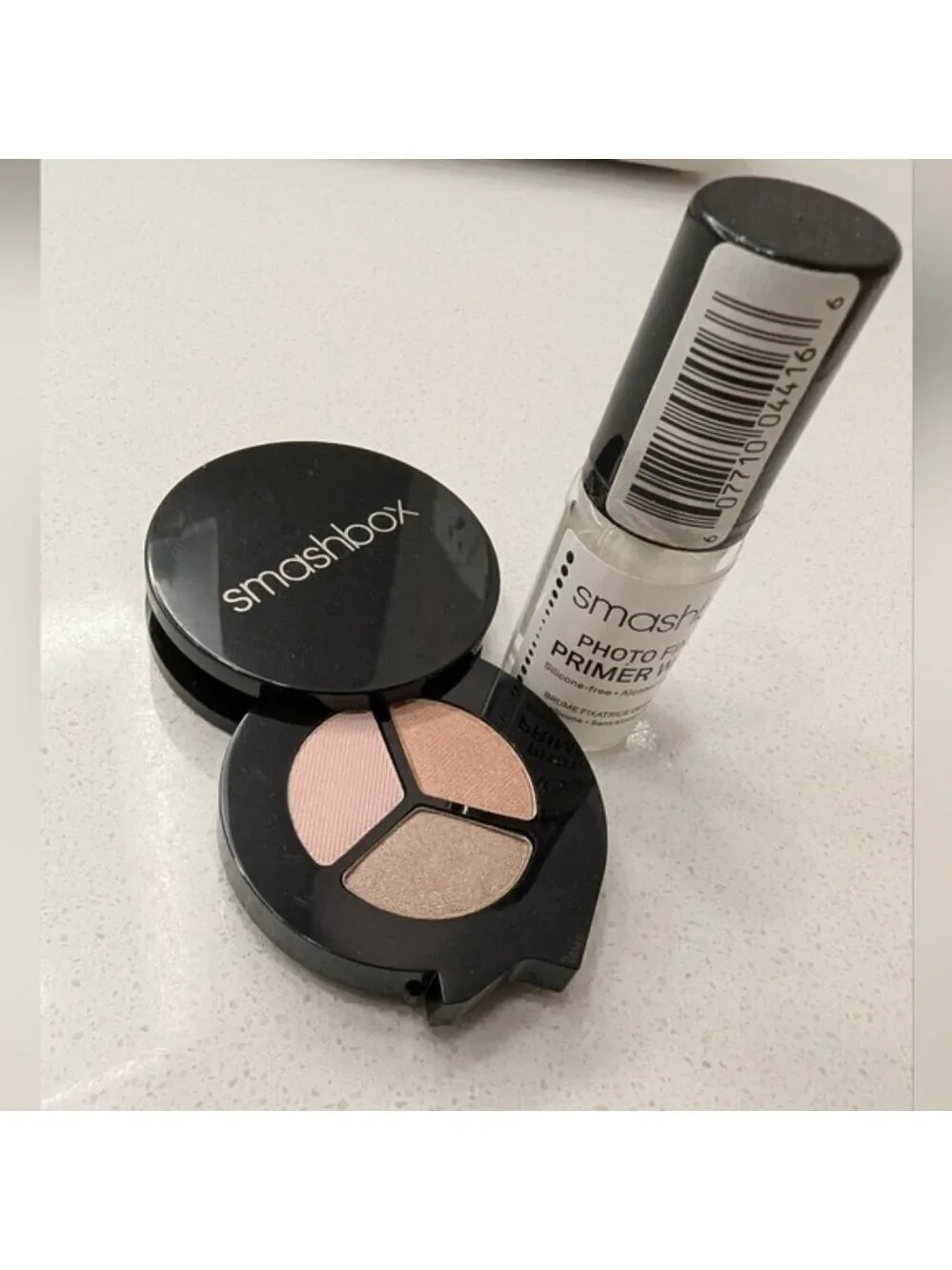 Smashbox Cosmetics Photo Op Eye Shadow Trio, multi flash & mini primer water New